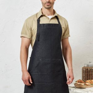 GREMBIULE IN DENIM CON PETTORINA PREMIER PR 126
