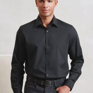 Camicia uomo in popeline ‘recyclight’