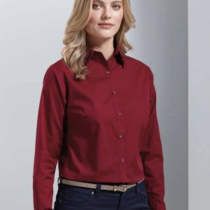 Camicia donna Poplin Long Sleeve Blouse PR300