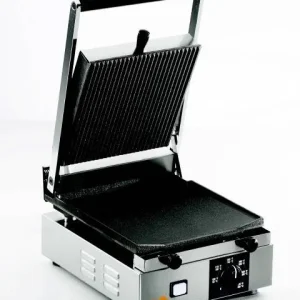 Piastra cottura in ghisa liscia/rigata