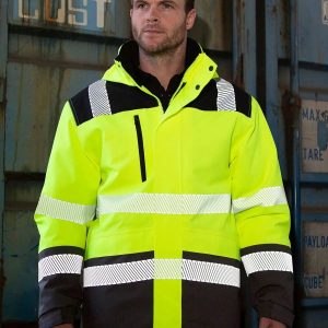 Printable Waterproof Softshell Safety Coat RER475X