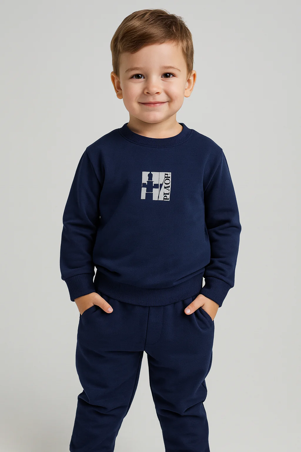 Tuta bambino invernale con logo schiena - immagine 2