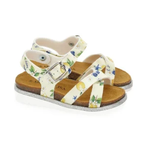 Sandali per bambina Monnalisa con limoni