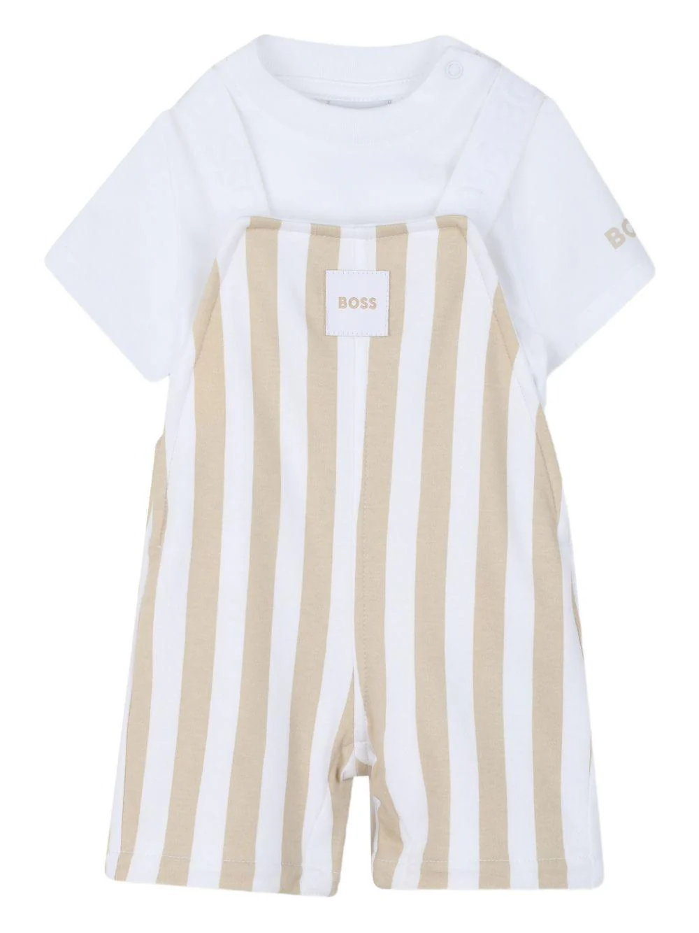 Set per neonato Boss Kids con salopette