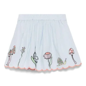 Stella McCartney Kids gonna con ricamo