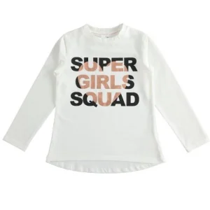Maglia in cotone Super Girl