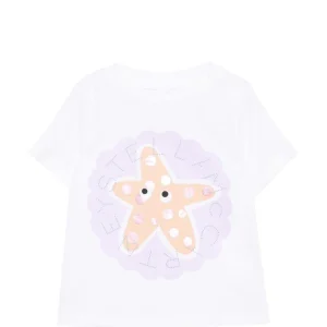 T-shirt per neonata Stella McCartney Kids con stampa