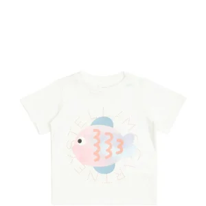 T-shirt per neonata Stella McCartney Kids con stampa