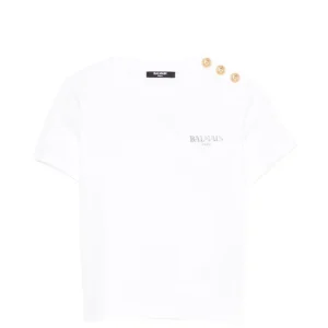 T-shirt unisex Balmain Kids con logo