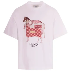 T-shirt unisex Fendi Kids con stampa