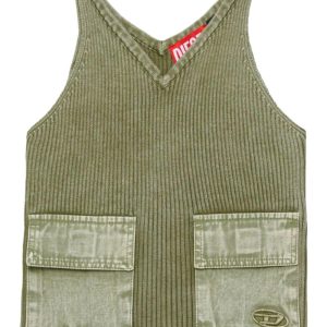 Top per bambina Diesel Kids in maglia