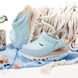 Zoccoli con molla Baldo 23/13 Celeste