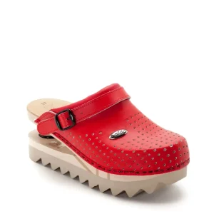 Zoccoli con molla Baldo 23/13 Rosso