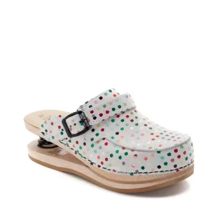 Zoccoli Baldo 5/19 PALLINI MULTICOLOR taglie dal  34 al 42